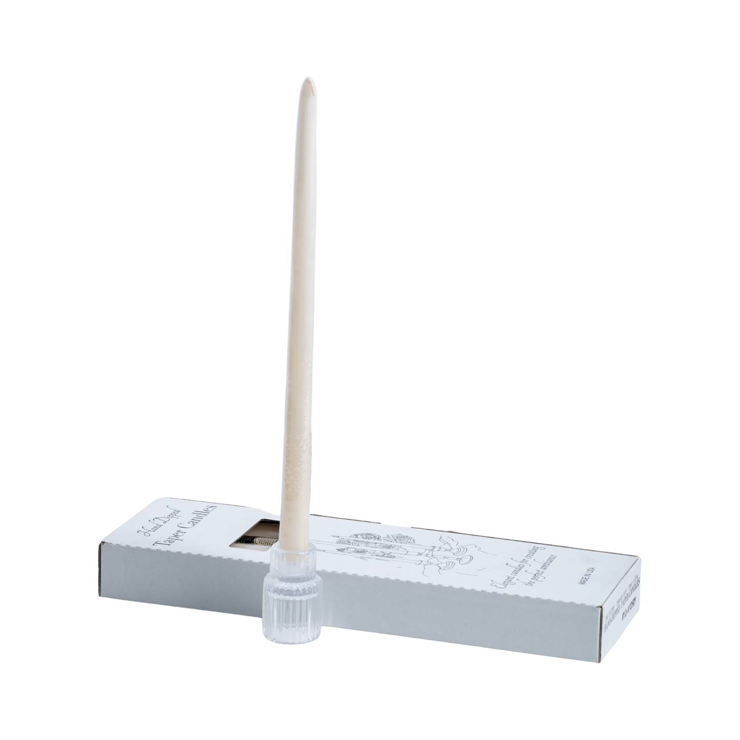 ivory taper candles 15 inch for weddings and events