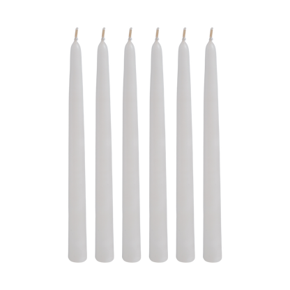 ivory taper candles for home and event decor
