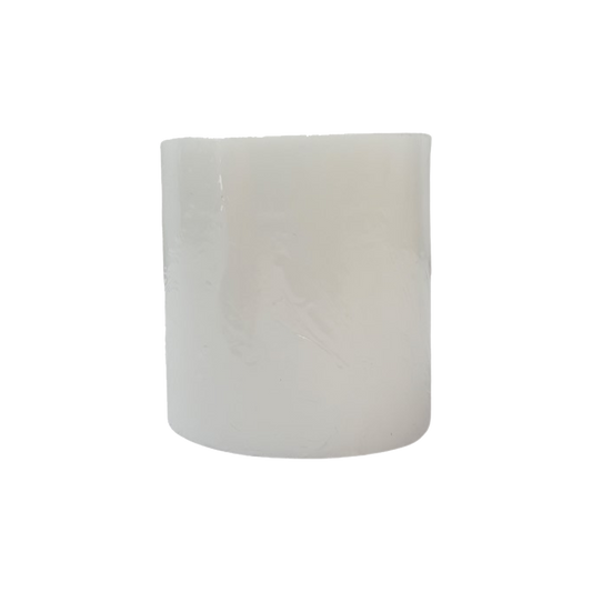 pillar candle white 3x3 fireside collection