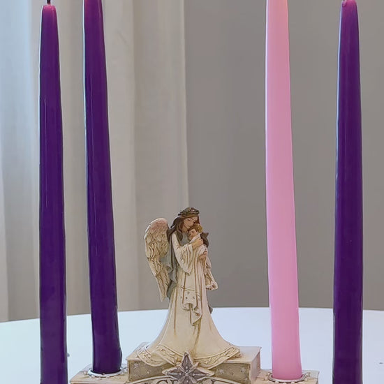 advent taper candles