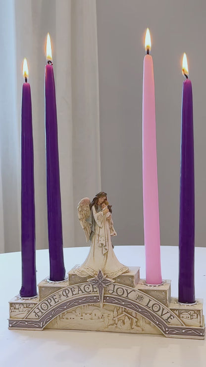 advent taper candles