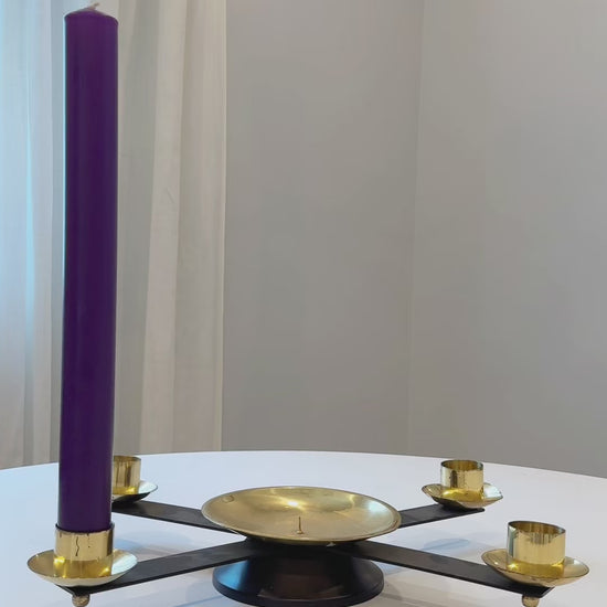 Advent taper candles
