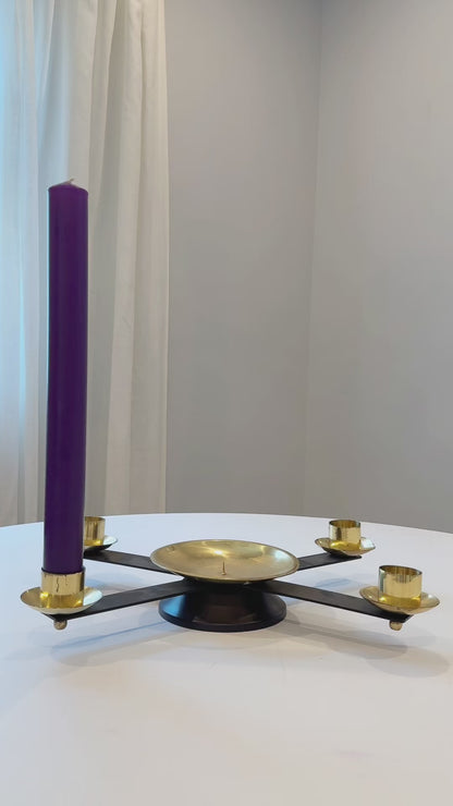 Advent taper candles