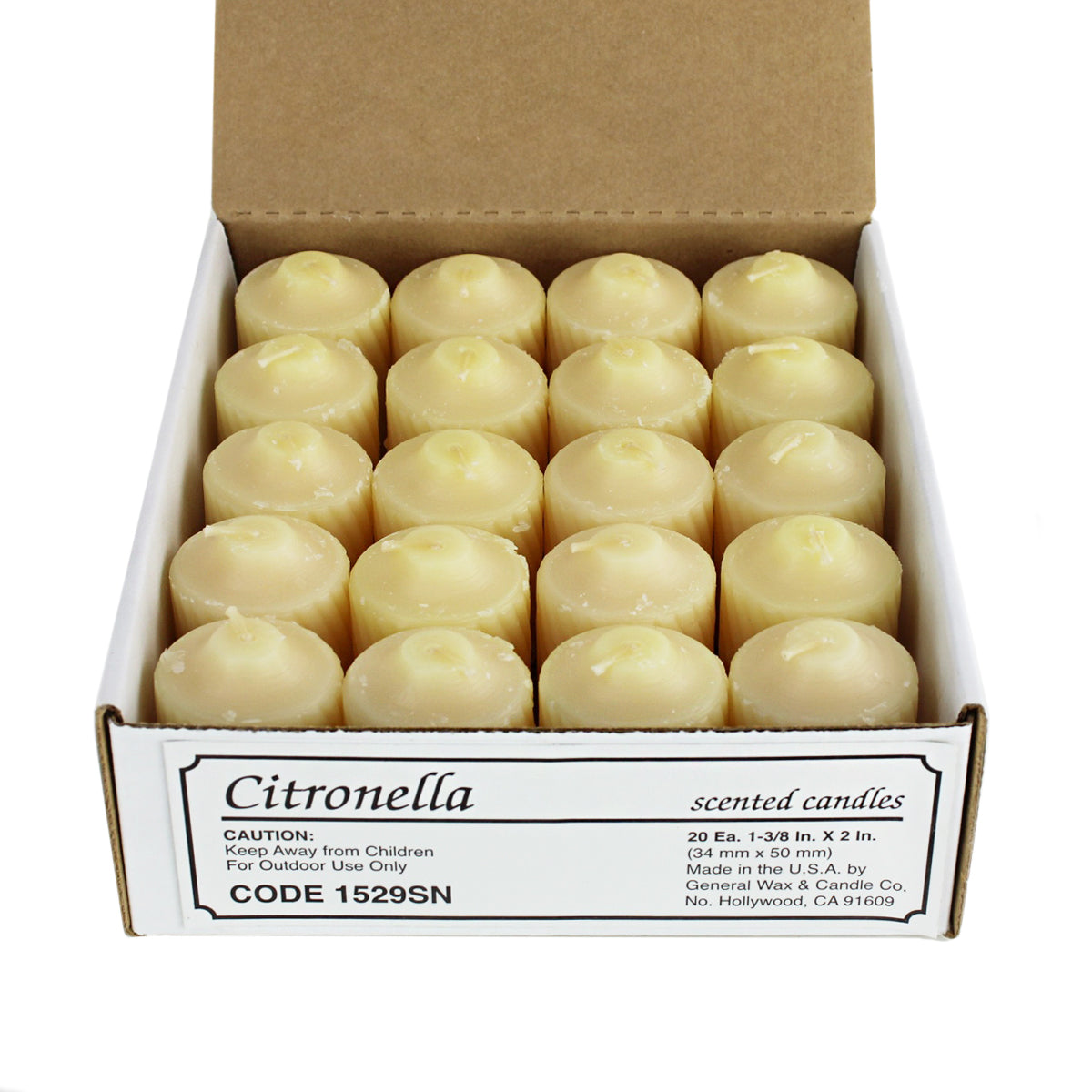 Scented Votive Candles Citronella Pack