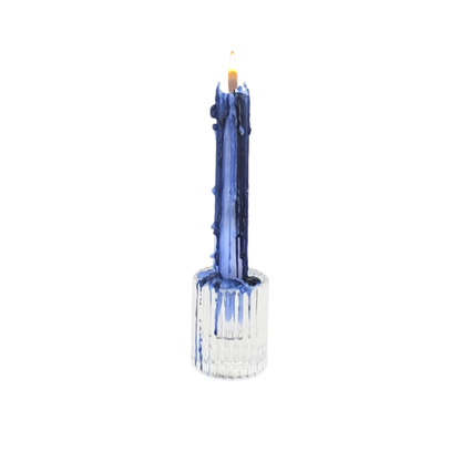 Drip Taper Candles - Blue